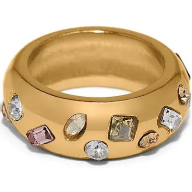 Gold B Radiant Ring