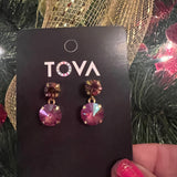 FELICIA EARRINGS  IN ORCHID IGNITE PURPLE HAZE