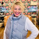 Marshmallow Fluff Puffer Vest