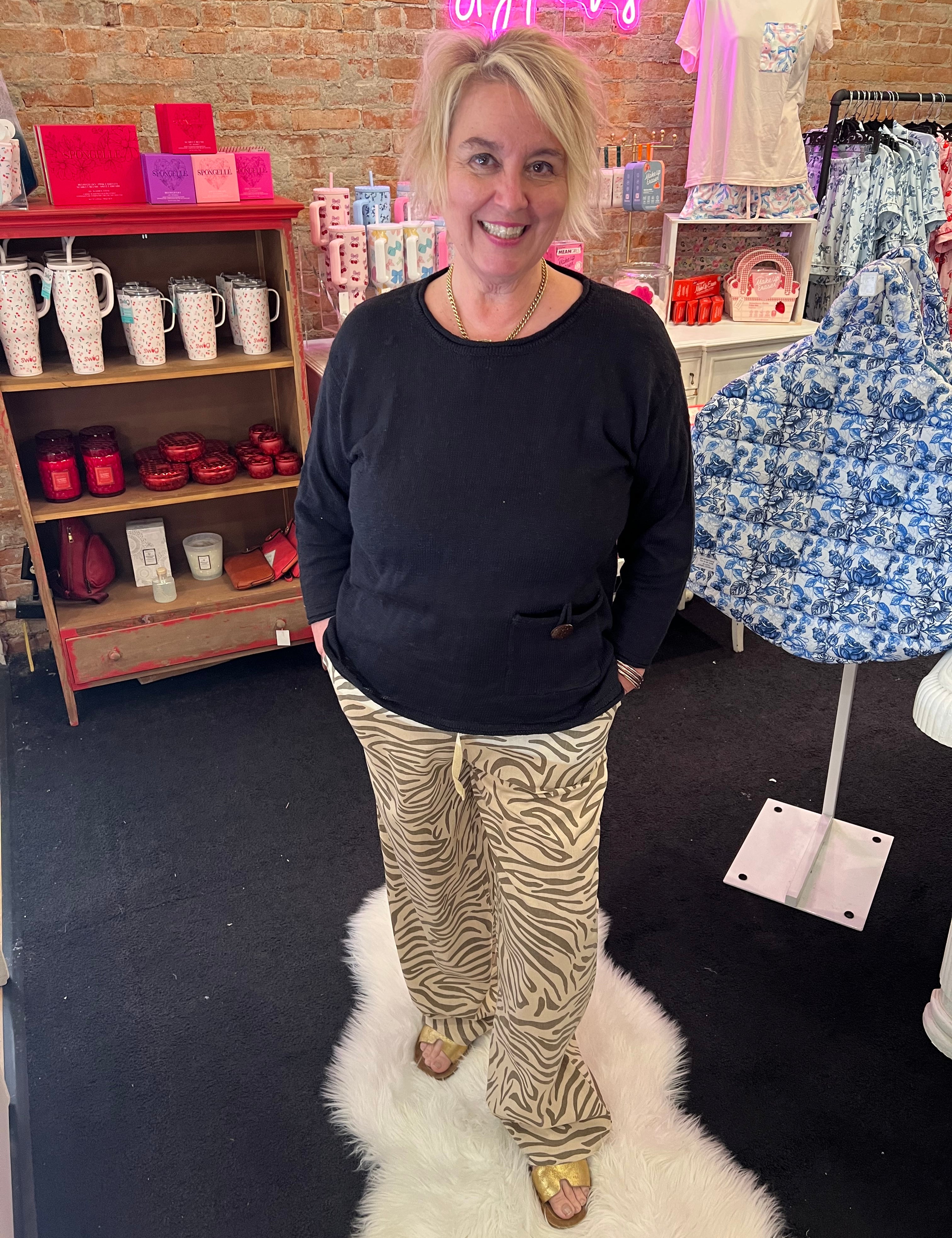 Wild Summer Zebra Pants