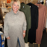 Cityscape Surplice Wrap Duster