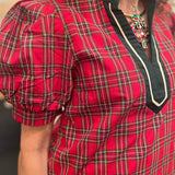 Holiday Love Tartan Top