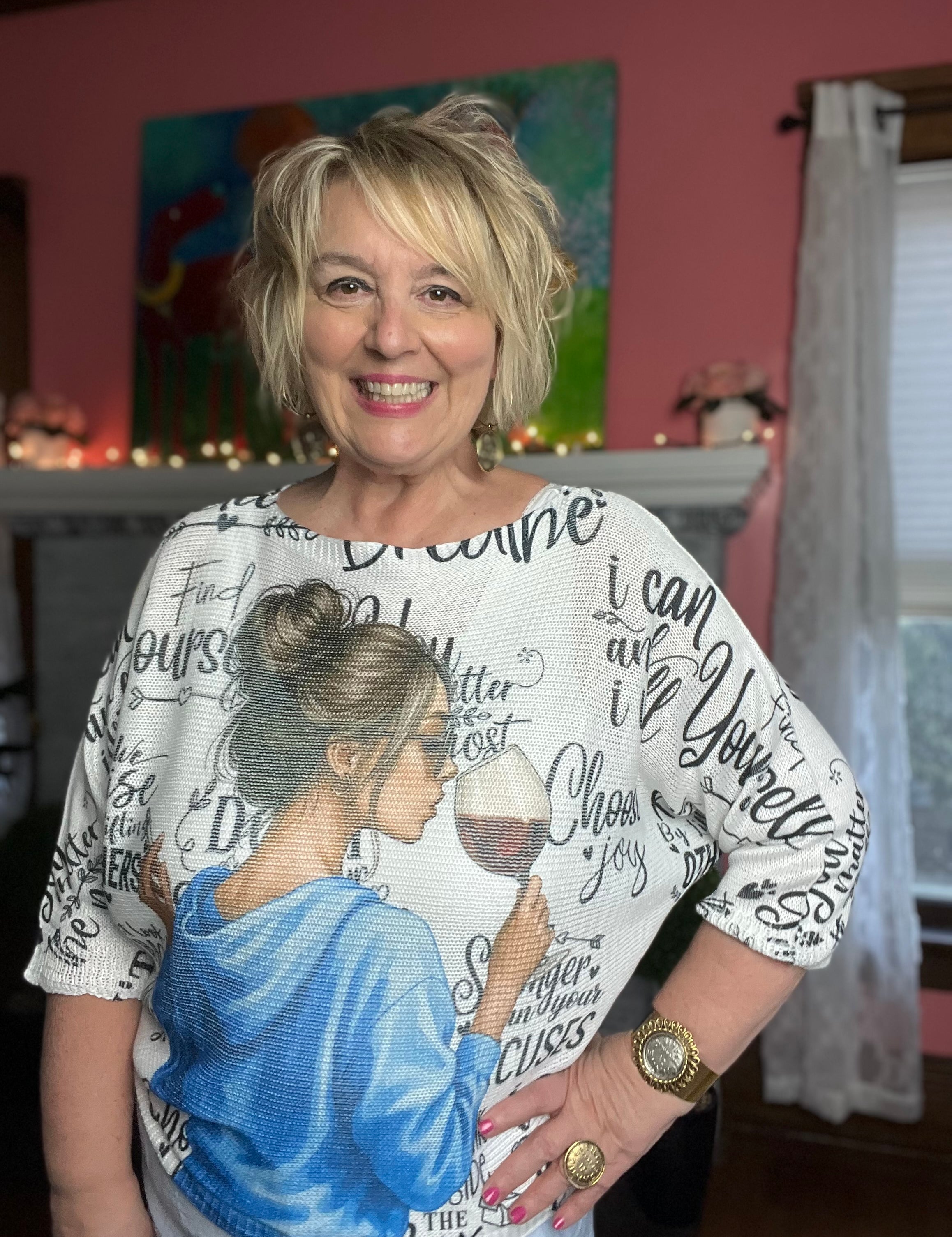 Choose Joy Italian Knit Sweatee