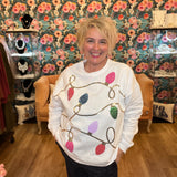 Christmas Lights Sparkle Sweatshirt