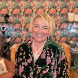 Velvet Cherry Blossom Blouse