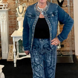 The Betty Davis Glitzy Sparkling Denim Jeans