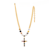 SOFITELLA NECKLACE IN METALLIC MIX