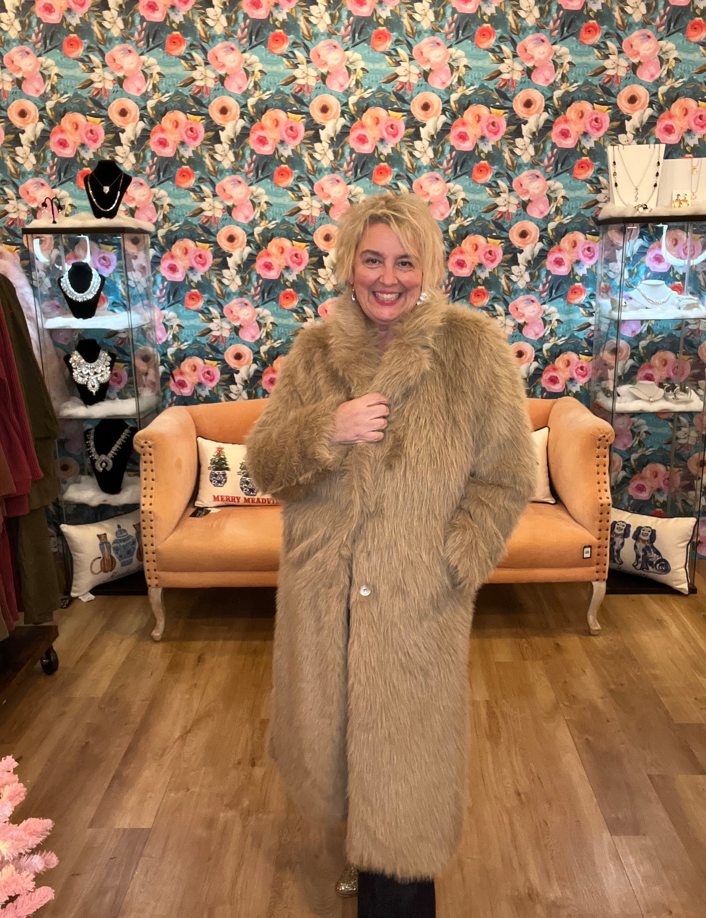 Old Money Faux Fur Coat
