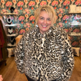 Leopard Faux Fur Jacket