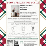 Boozy Frozen Hot Cocoa Cocktail Mix - Ready-To-Freeze Cocktail
