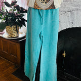 NEW Chic Casual Acid Wash Palazzo Pants