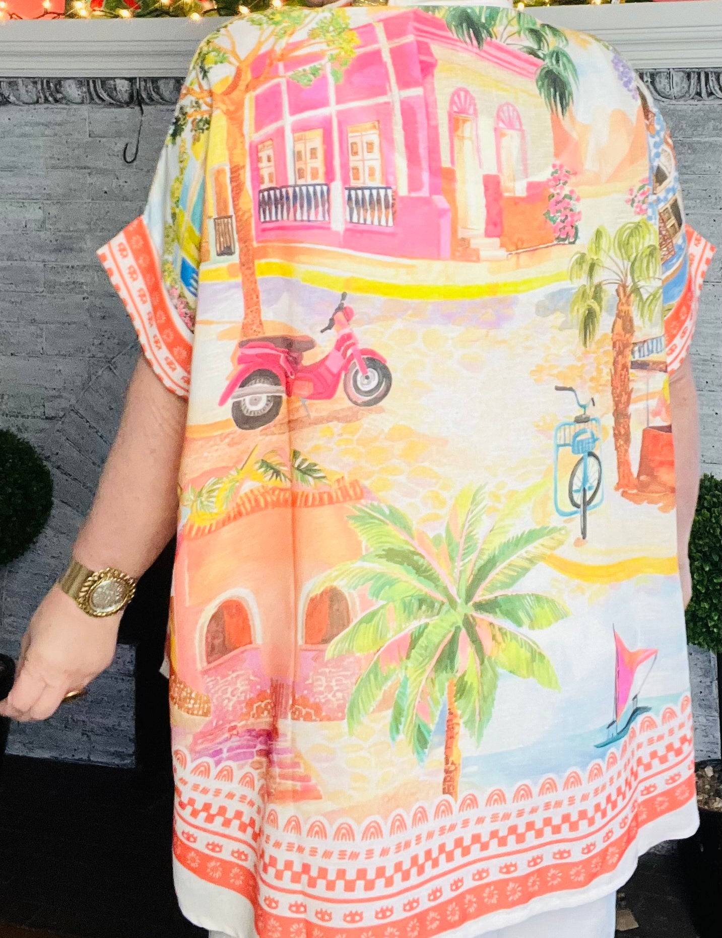 Vacation Vibes Italian Button Down