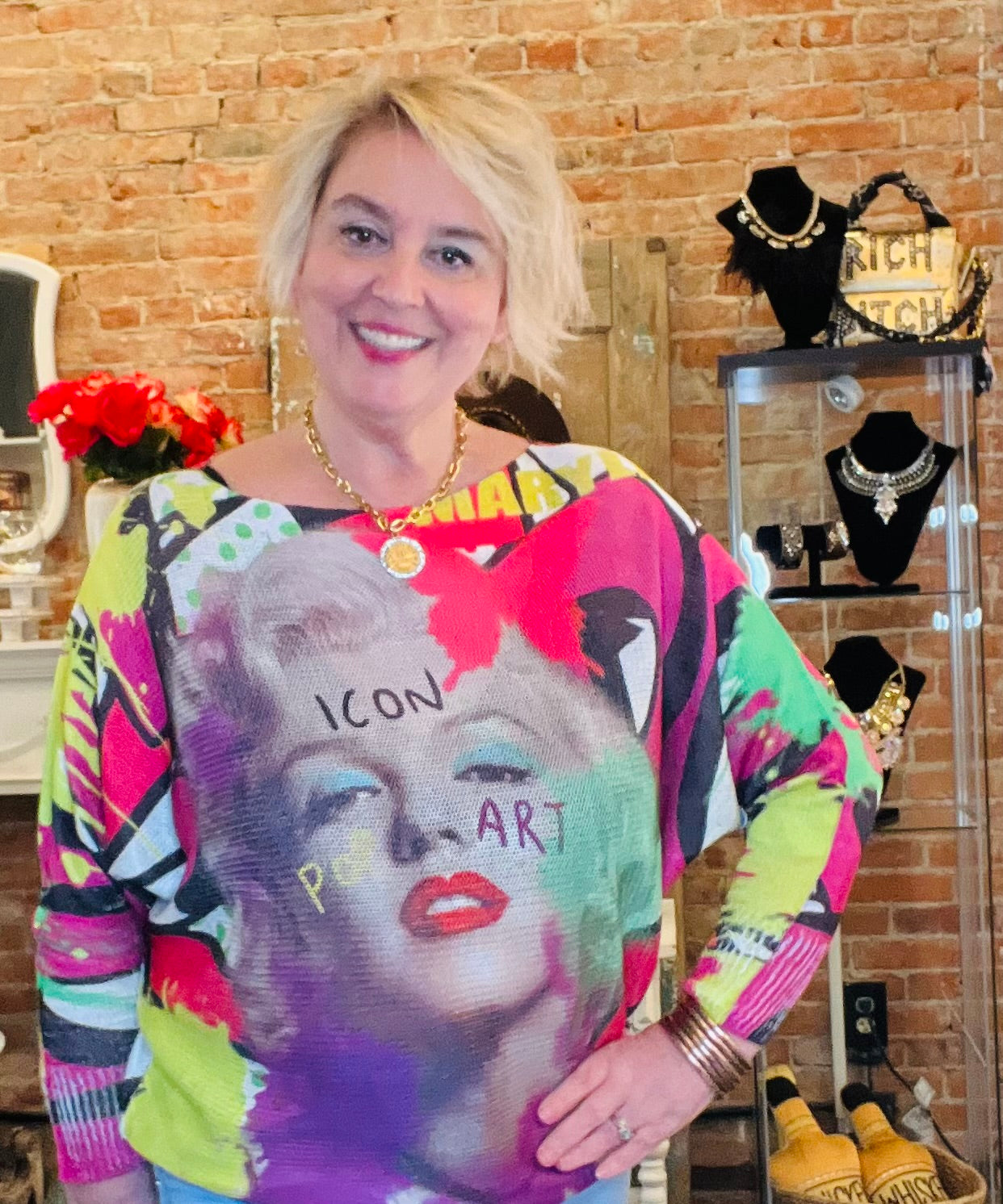 Pop Art Marilyn Monroe  Sweater