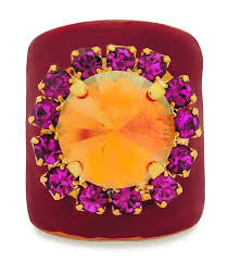 Tova Jacci Ring in Enamel/Cherry