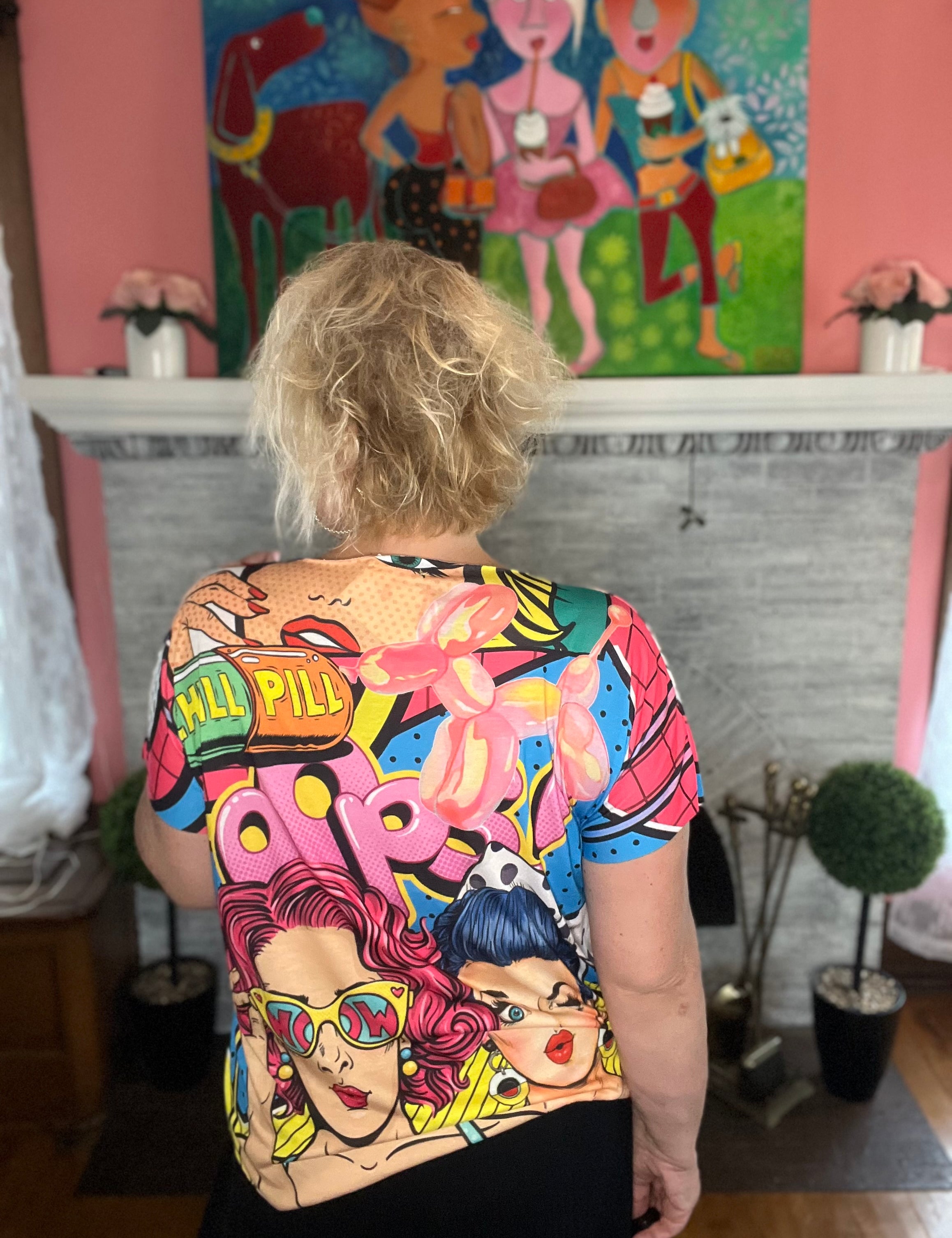 Pop Art Slouchy Tee