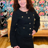 Black Quilted Blazer