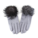 Extra Furry Pom Pom Gloves