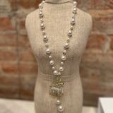 Prancer & Pearls Necklace
