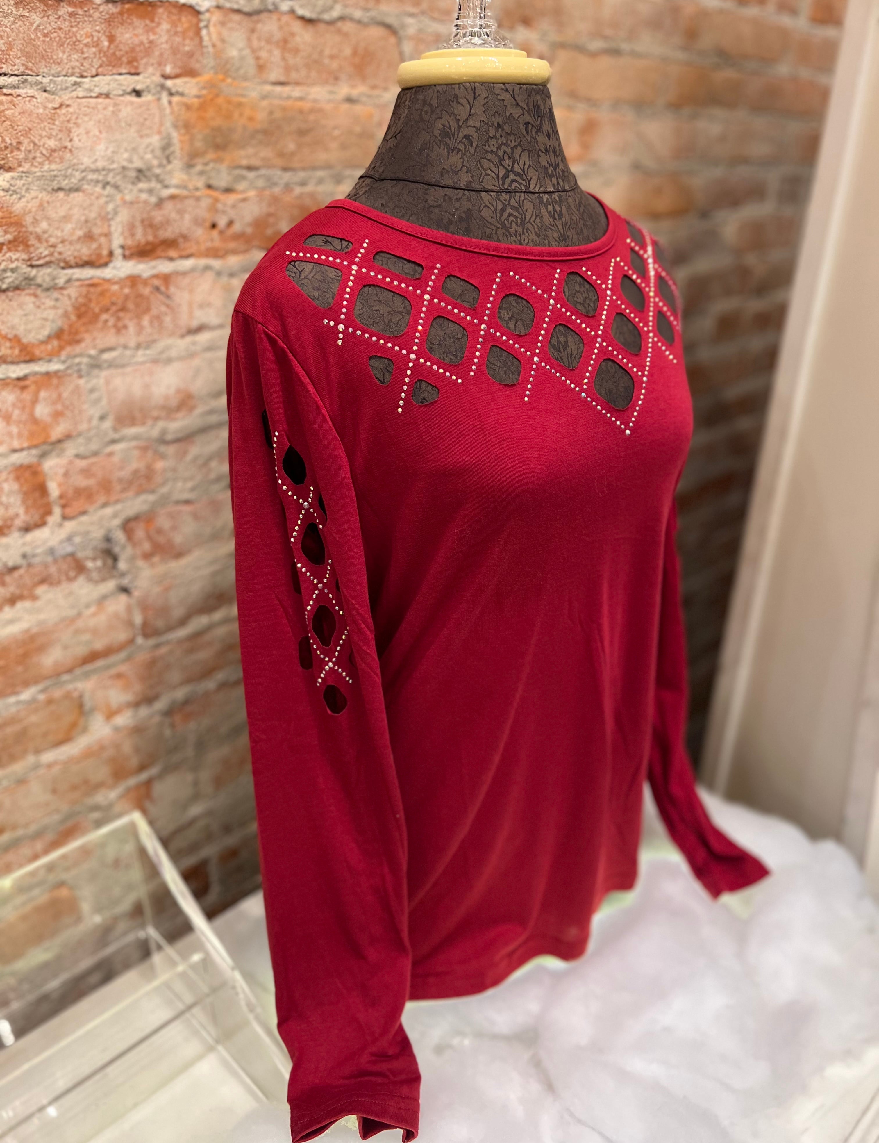 Dazzling Jewels Laser Cut Top