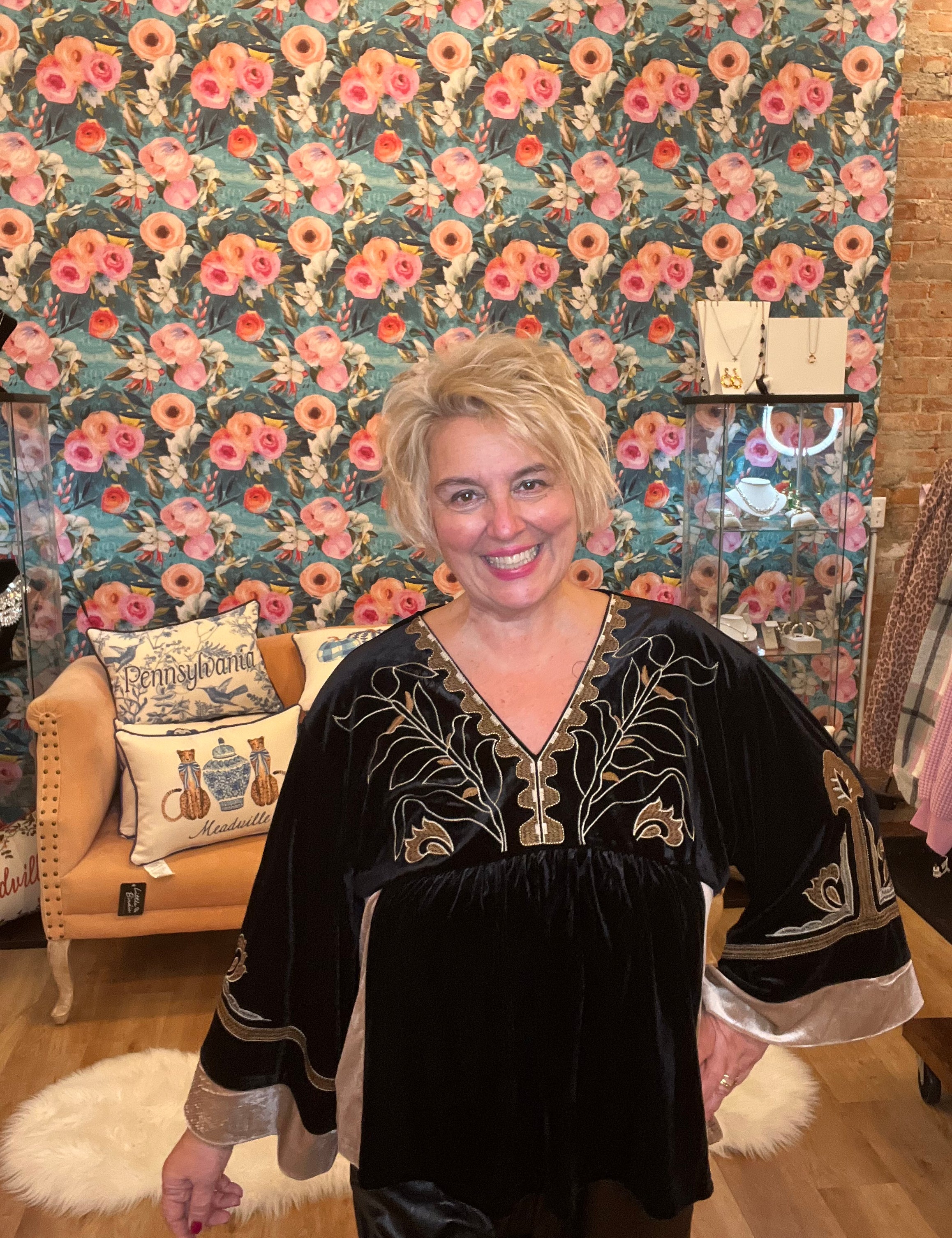 What It's Worth Velvet Top