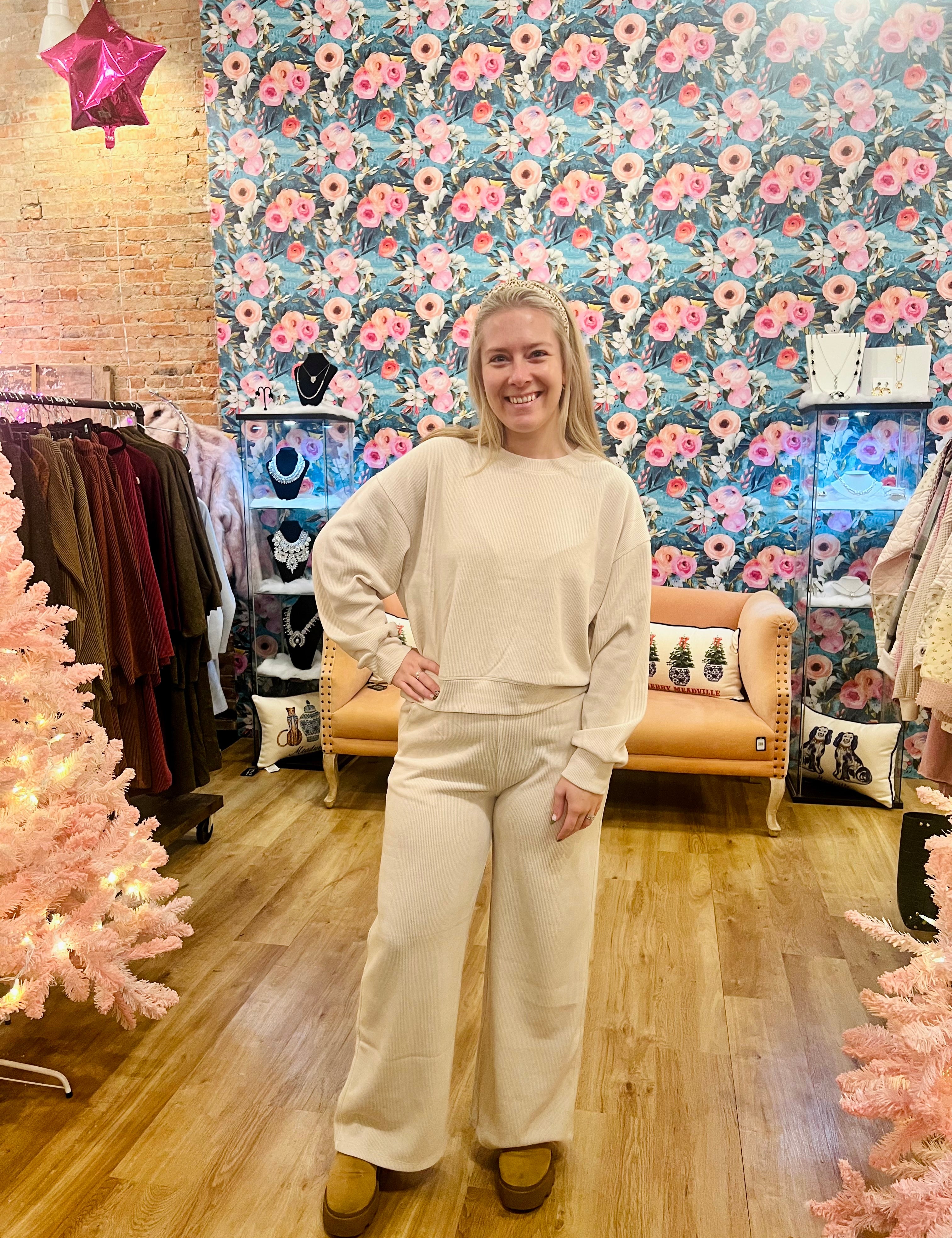 Relaxed Ribbed Corduroy Top