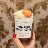 Pumpkin Spice Latte Dessert Candle