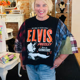 Flannel Patchwork Band Tee
