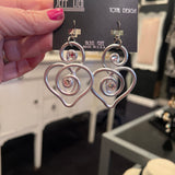 *Jeff Lieb - Heart Swirl Earring