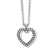 *Brighton Women's Pretty Tough Open Heart Pendant Necklace
