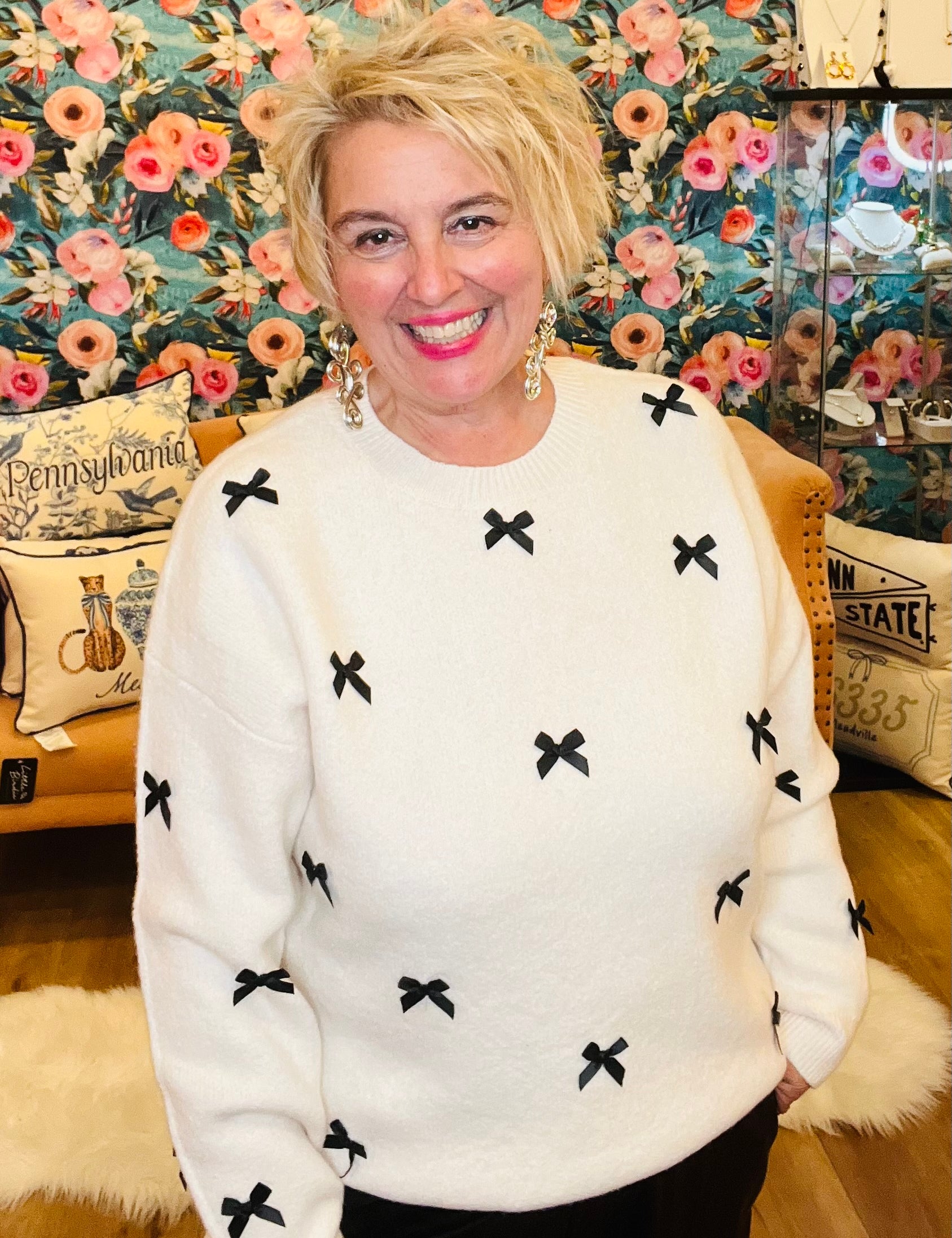 Baby Bows Knit Sweater