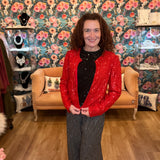 Sequins Cropped Cardigan Jacket