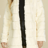 Snowy Mountains Faux Fur Jacket