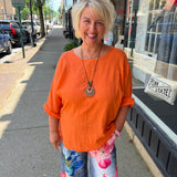 Beat The Heat Linen Top