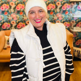 Everybody's Talking Striped Sweater