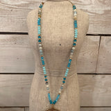 Triple Circle Beaded Necklace