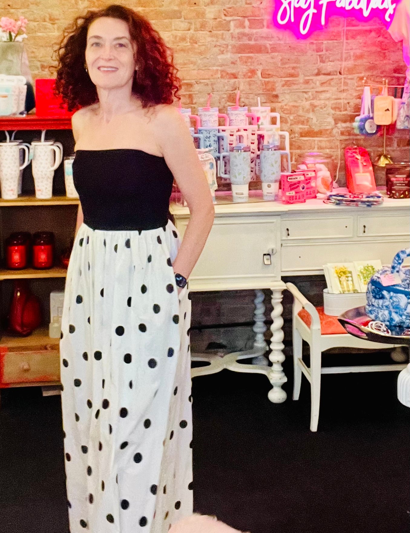 Hello Honey Polkadot Dress