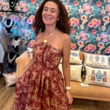 Mystical Evening Strapless Dress