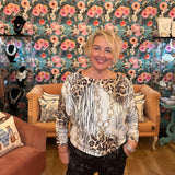 Wild Chains Shimmer Sweater