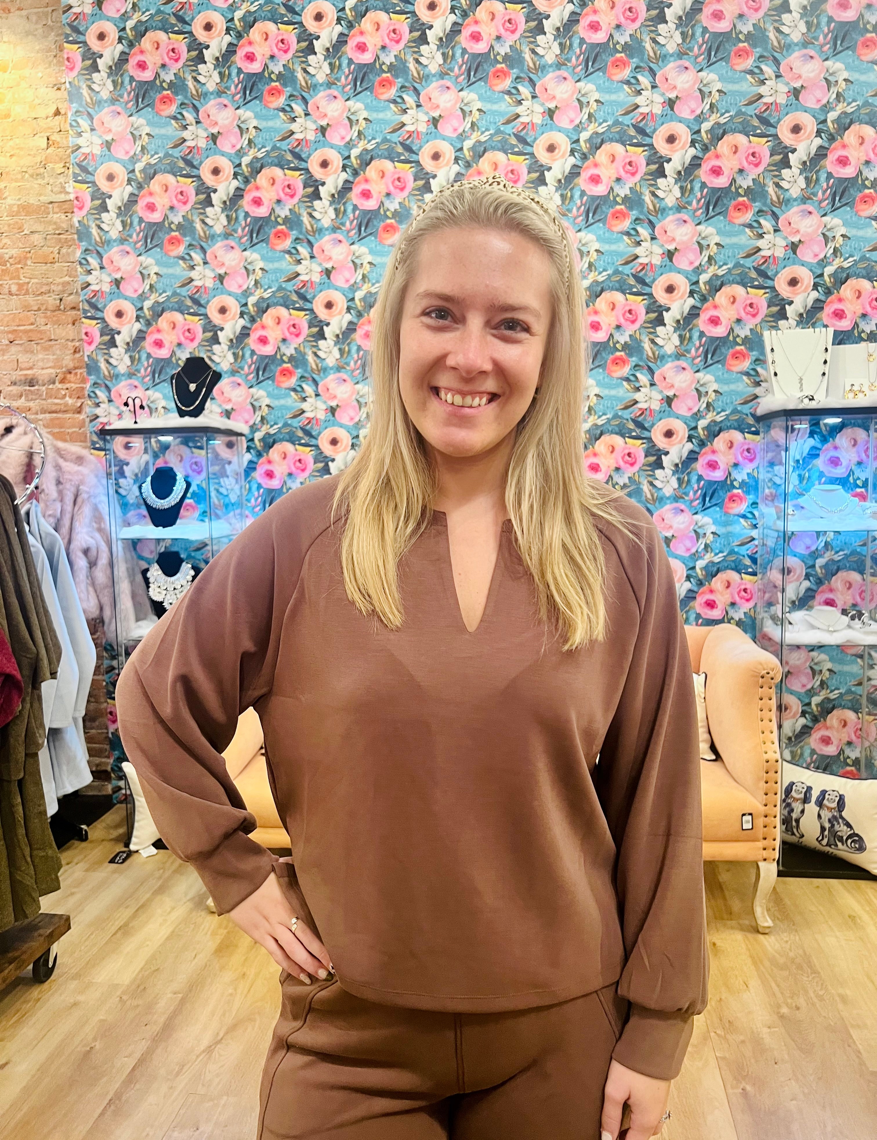 Sofie Soft Raglan Long Sleeve