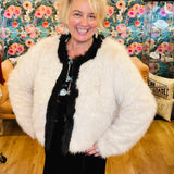 Fabulous Fur Contrast Jacket