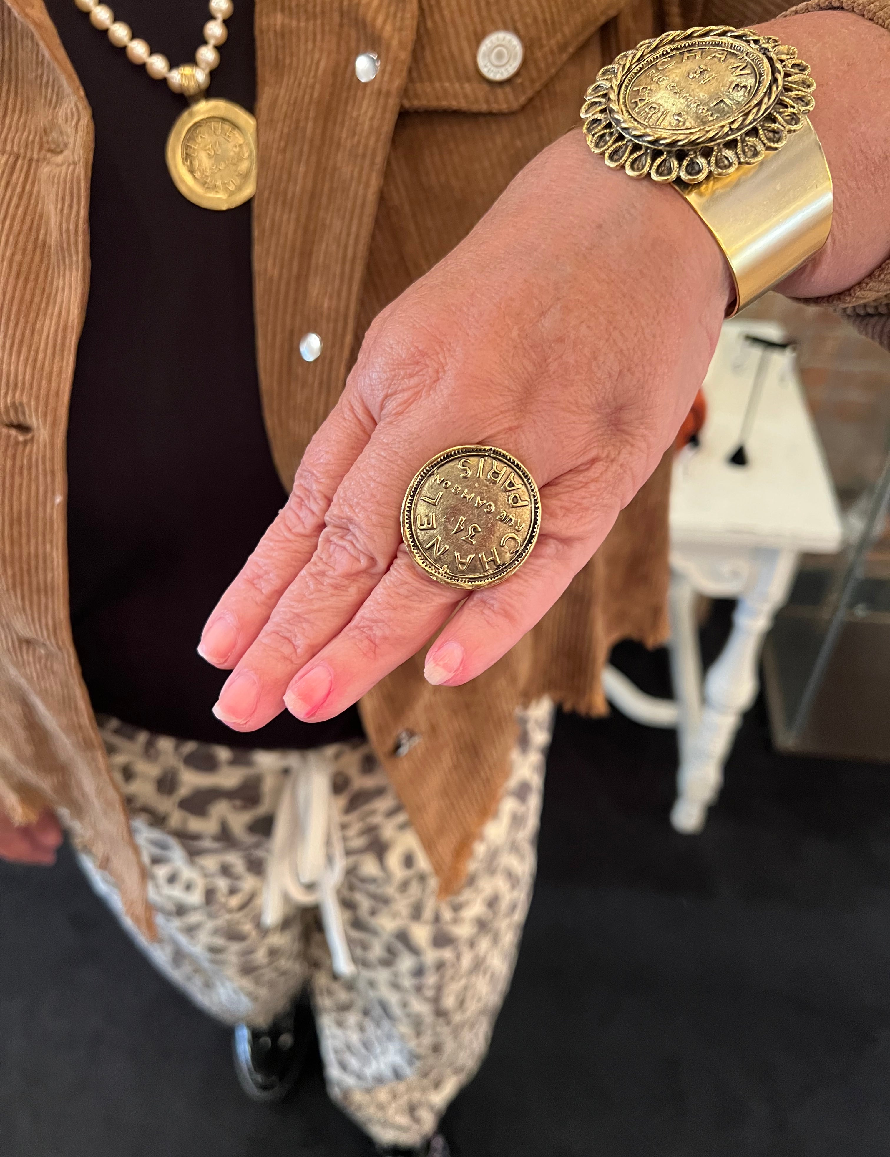 Vintage Coin Adjustable Ring