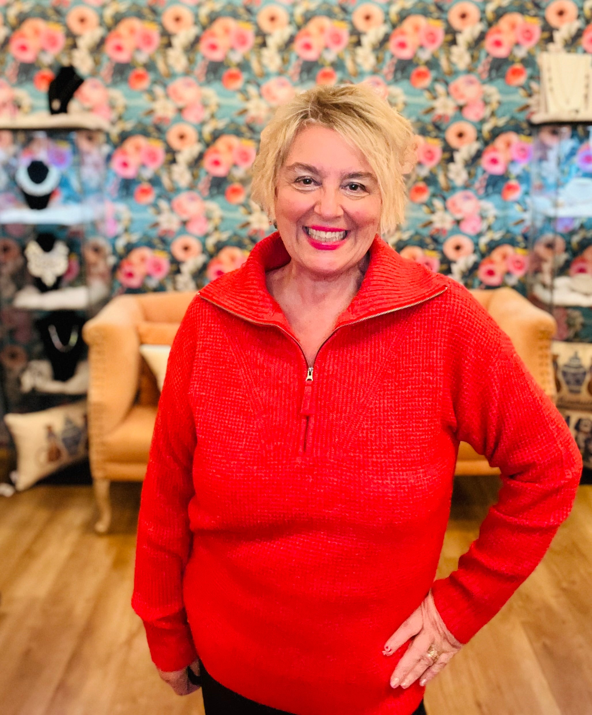 Casual Cute Quarter Zip