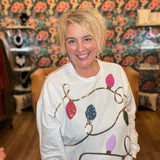 Christmas Lights Sparkle Sweatshirt