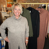 Cityscape Surplice Wrap Duster