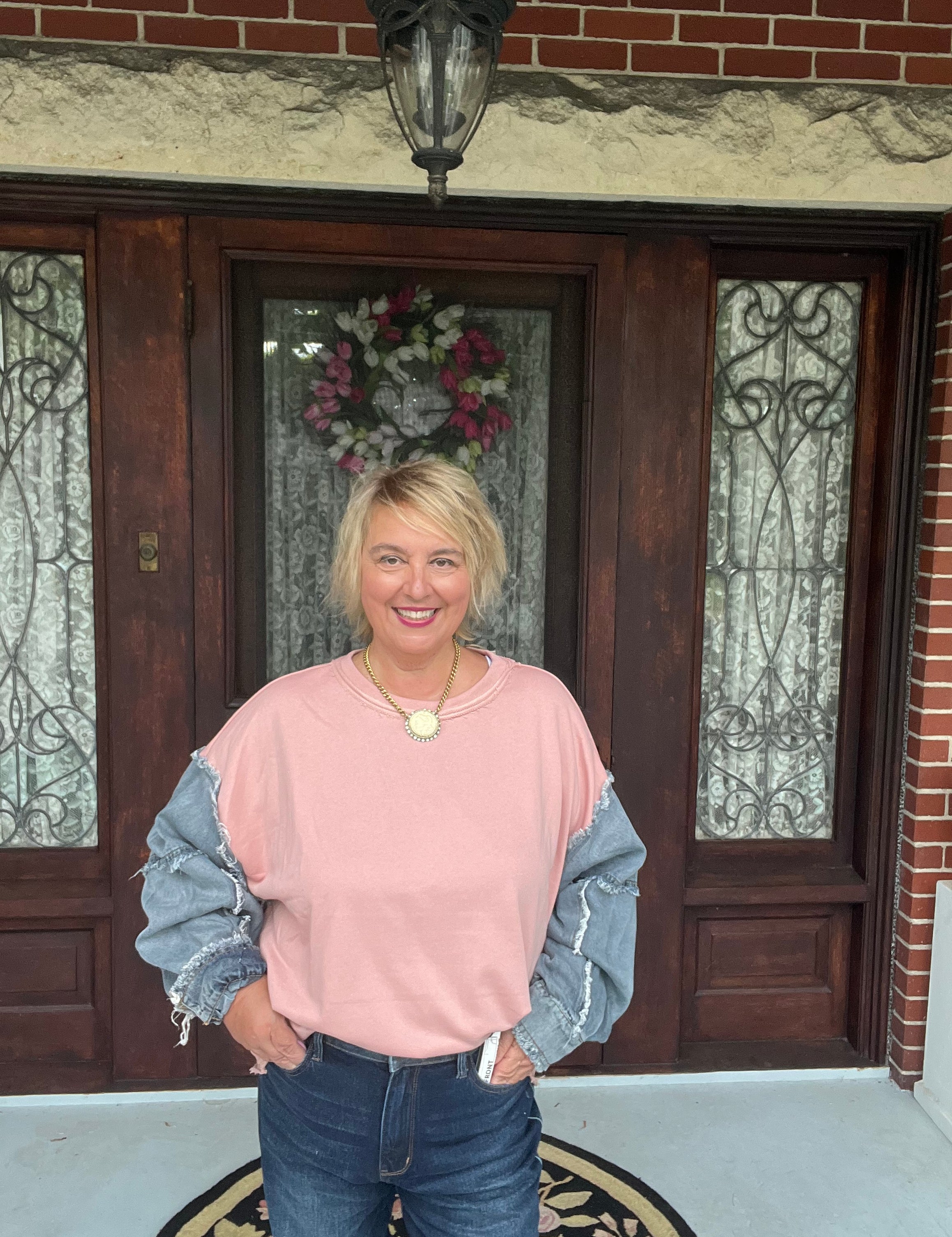 Dressed In Denim Pullover