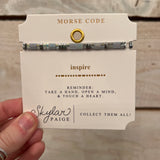 Skylar Paige - Morse Code Bracelets