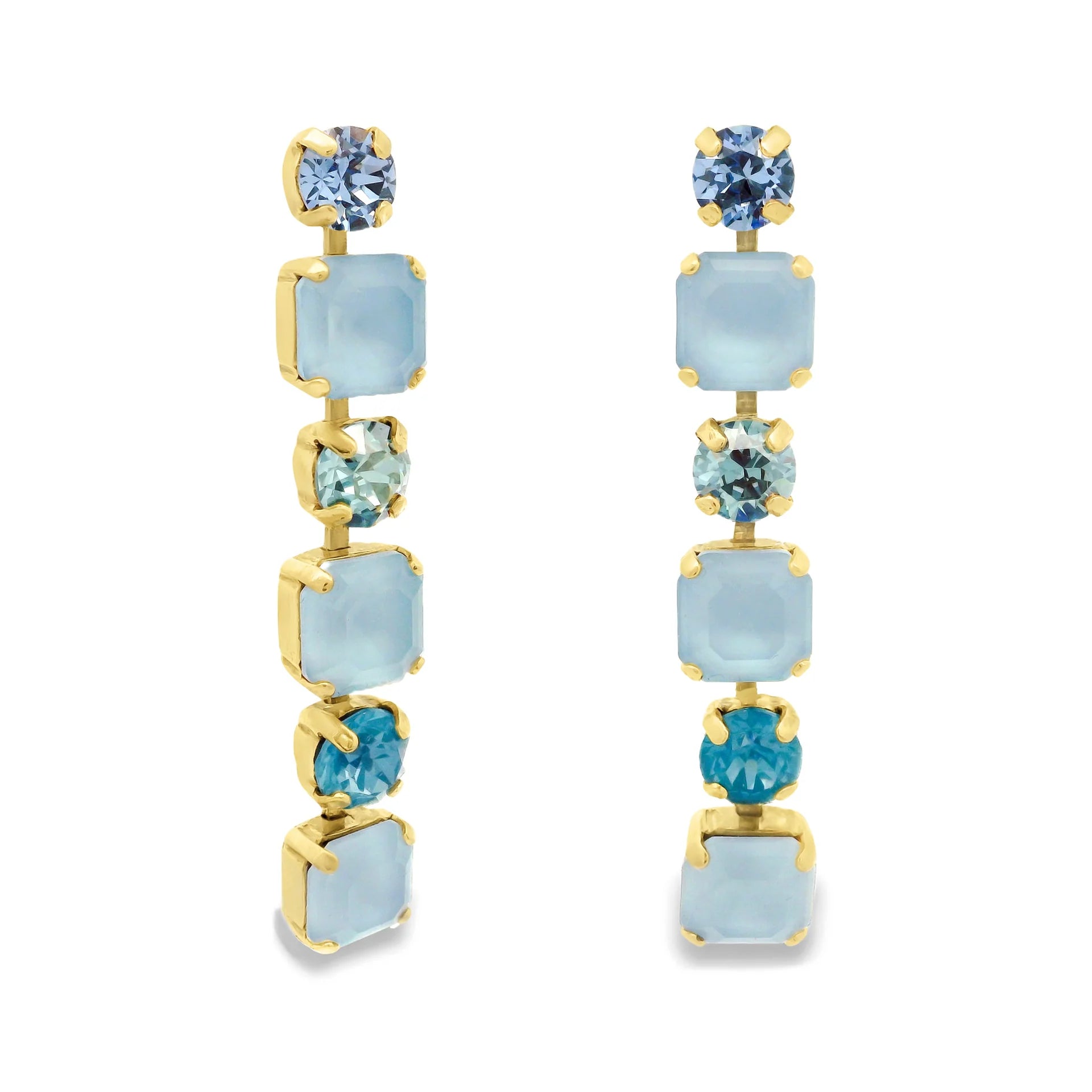 Tova - Poppy Earrings in Fairy Dust/Ultra Baby Blue