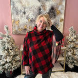 Misty Mountain Plaid Poncho