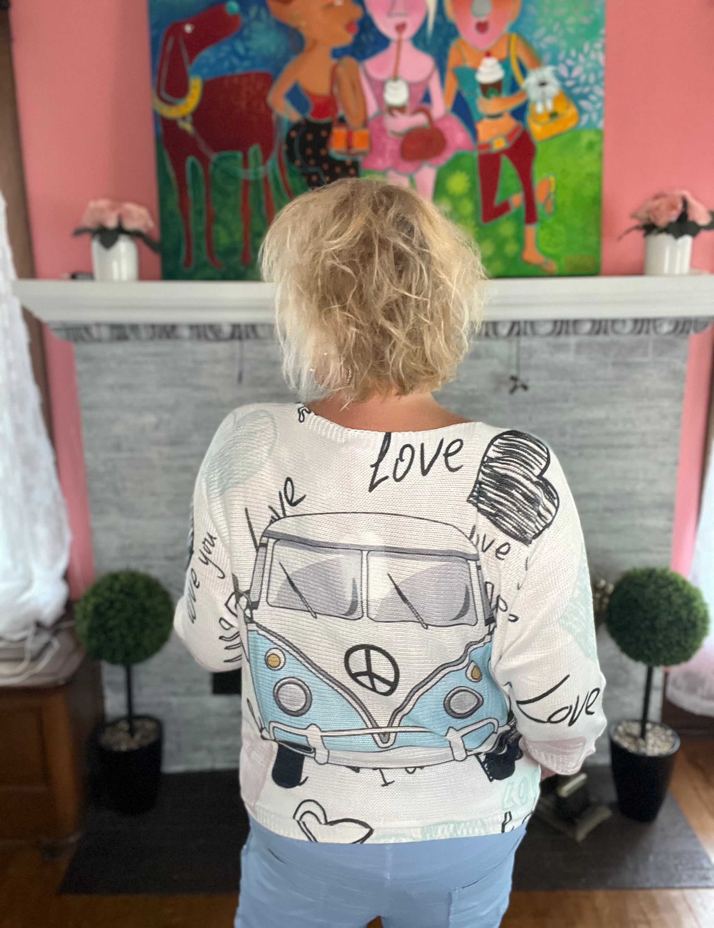 Groovy Love Van Sweater