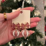 Vintage Christmas Bulb Earring